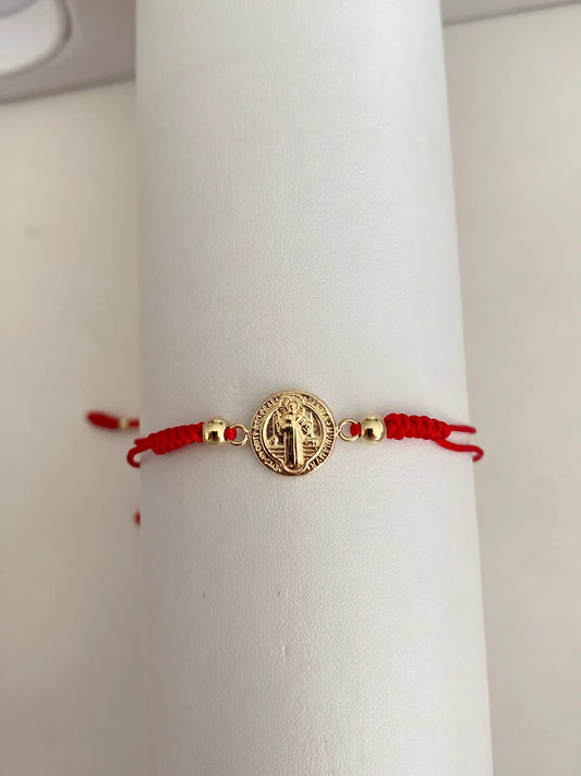 Pulsera San Benito Roja